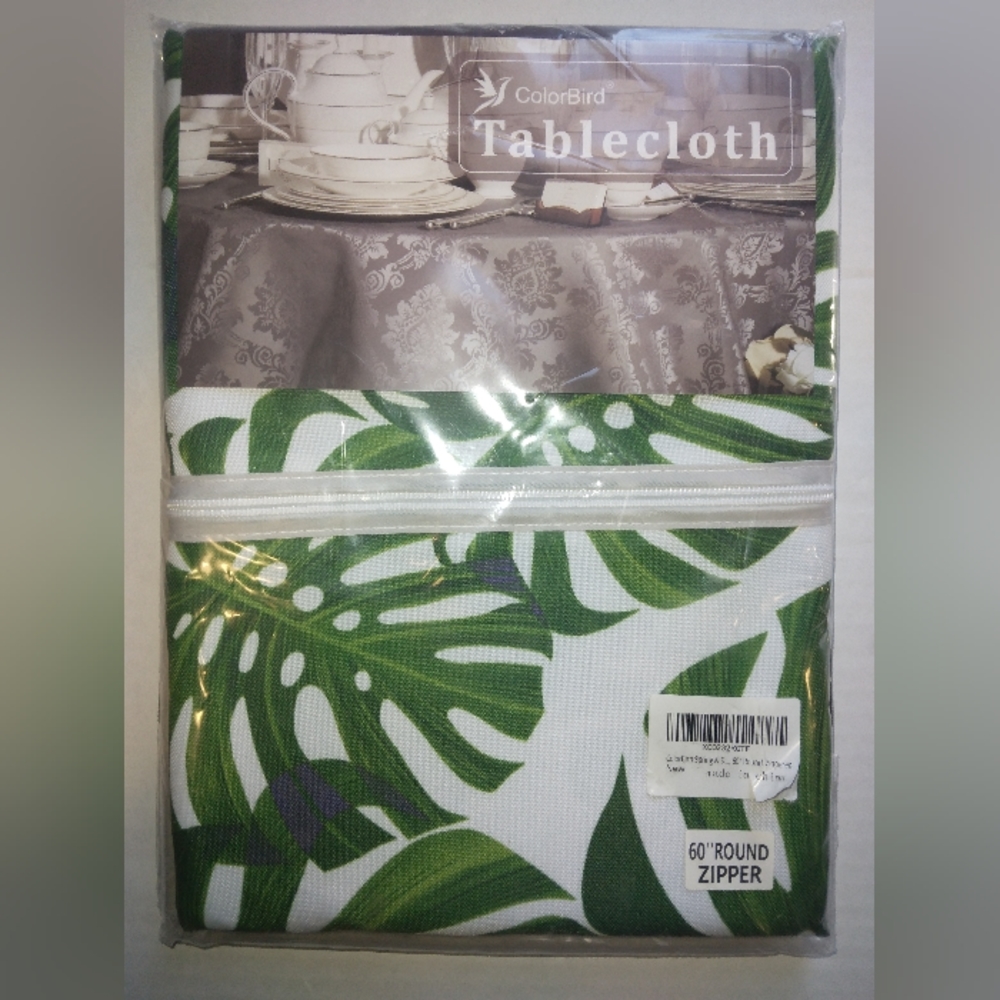 Colorbird 60" Round zippered tablecloth
